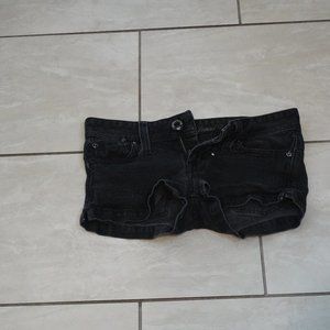 Black Guess jean shorts